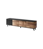 RANDOM RTV-3 TV STAND 200 CM, WOTAN OAK / BLACK order